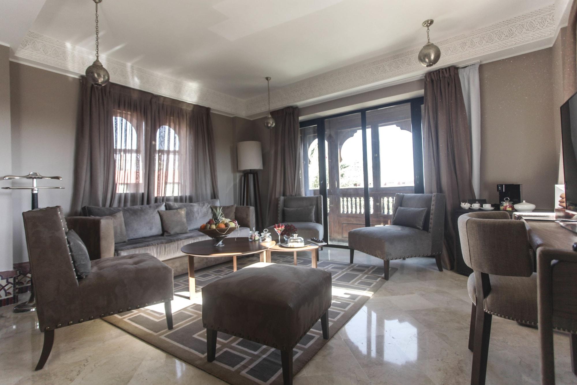 Hivernage Hotel & Spa Μαρακές Εξωτερικό φωτογραφία A living room