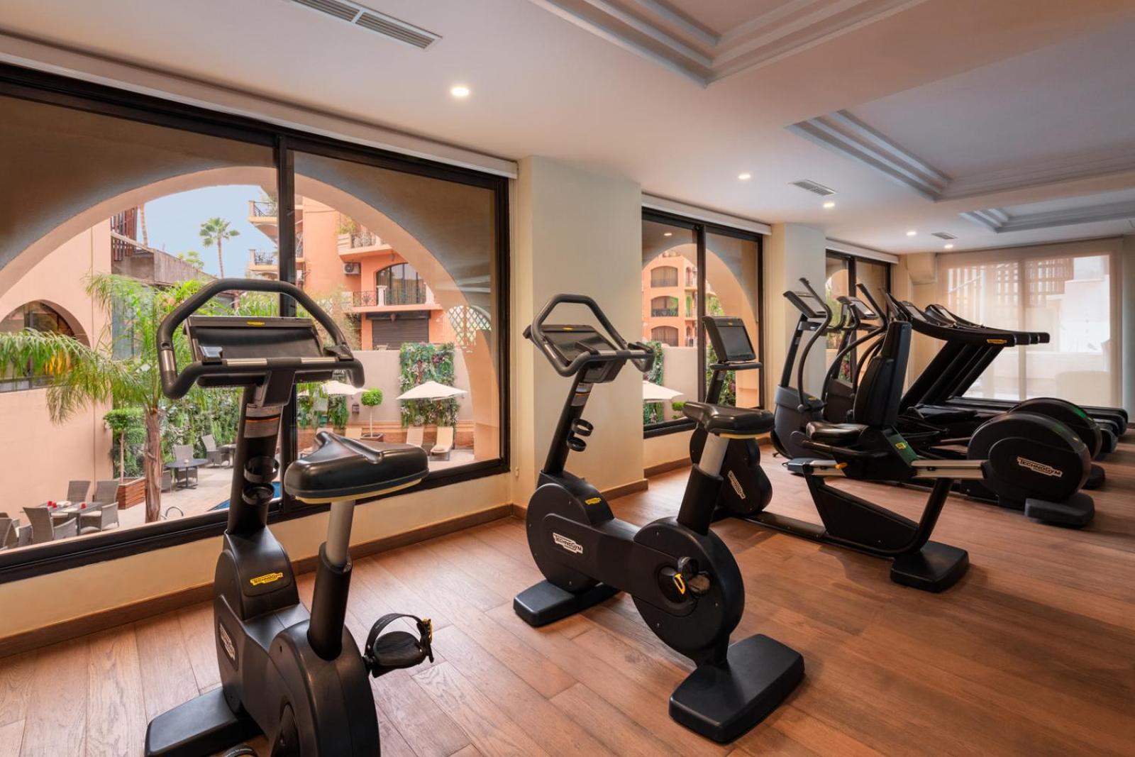 Hivernage Hotel & Spa Μαρακές Εξωτερικό φωτογραφία The gym at the hotel