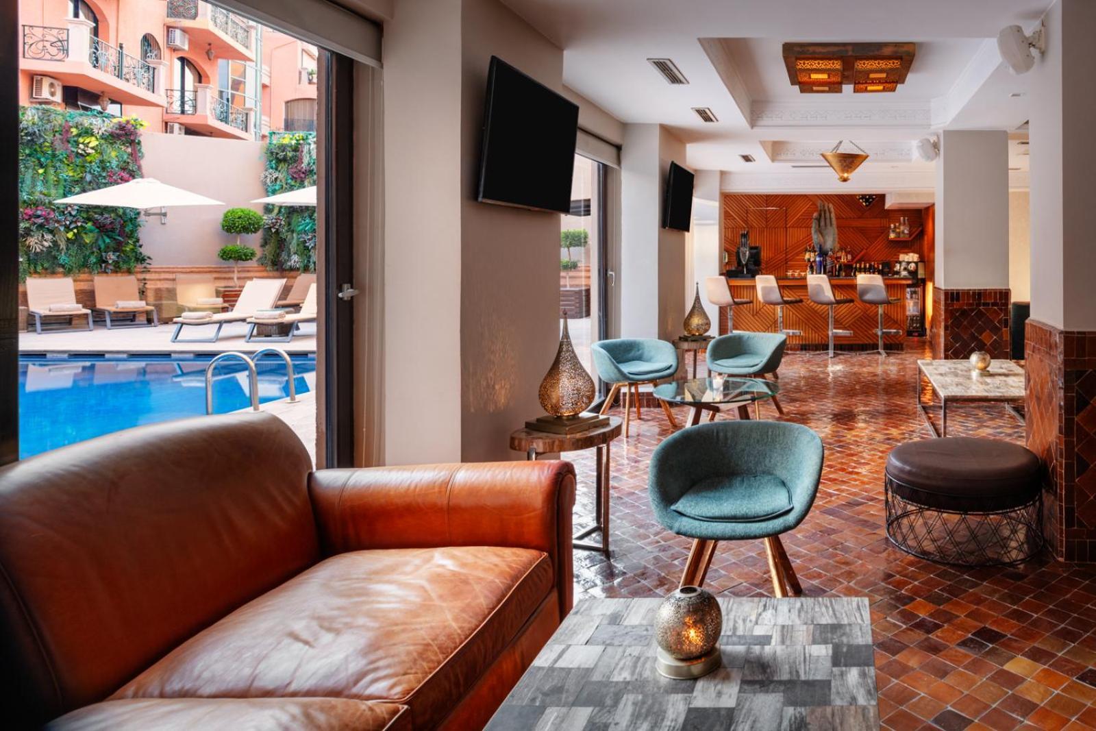 Hivernage Hotel & Spa Μαρακές Εξωτερικό φωτογραφία The hotel's lobby