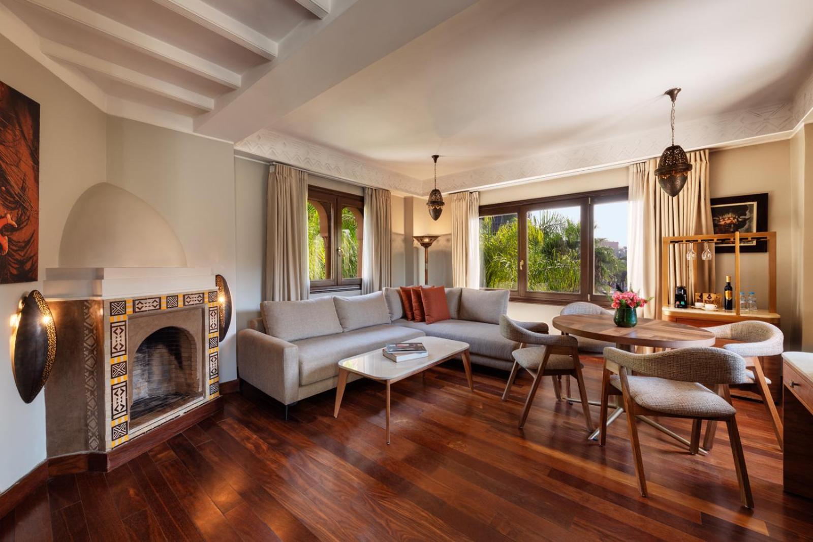 Hivernage Hotel & Spa Μαρακές Εξωτερικό φωτογραφία A living room in a hotel