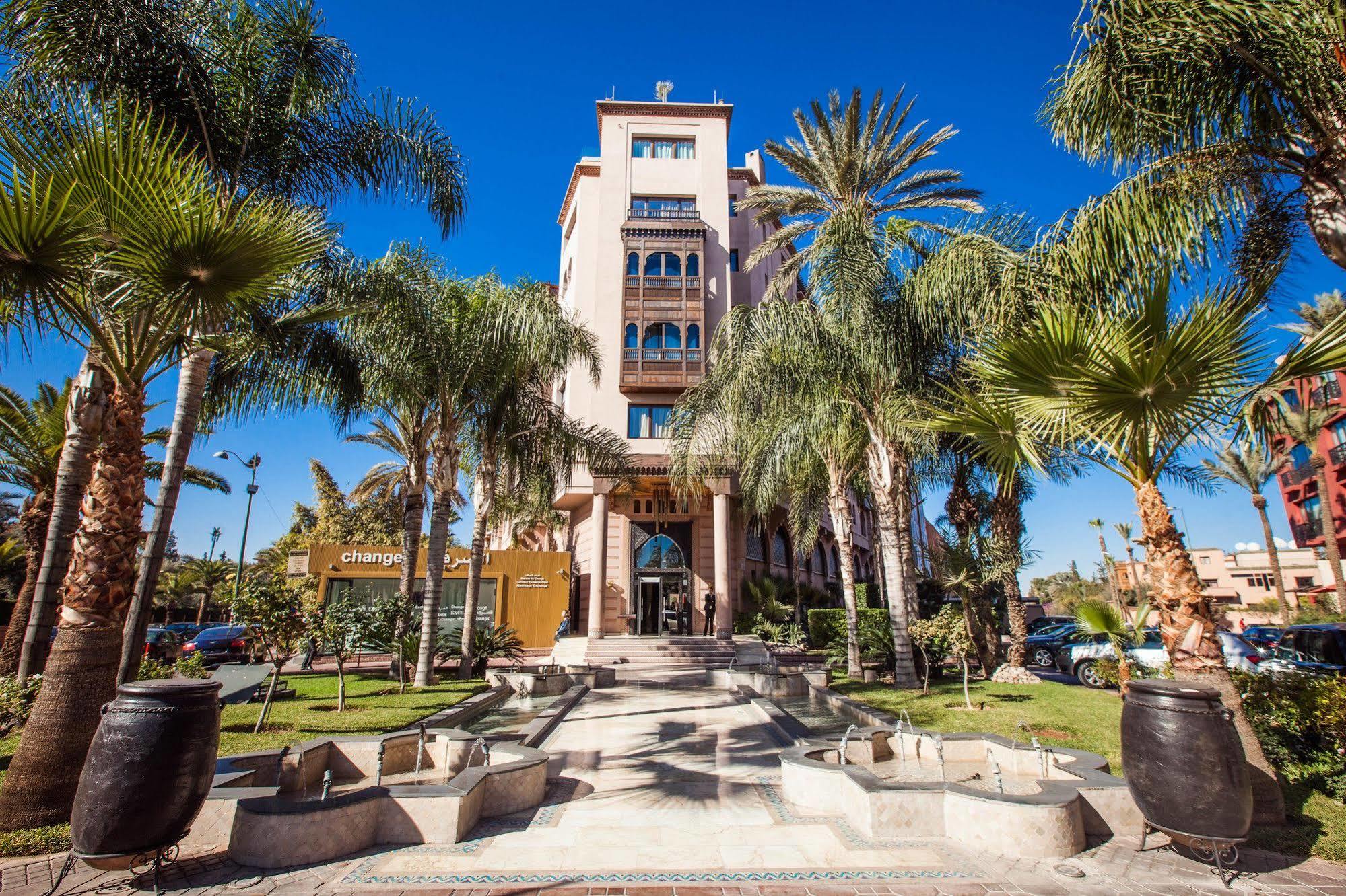 Hivernage Hotel & Spa Μαρακές Εξωτερικό φωτογραφία The main entrance of the hotel